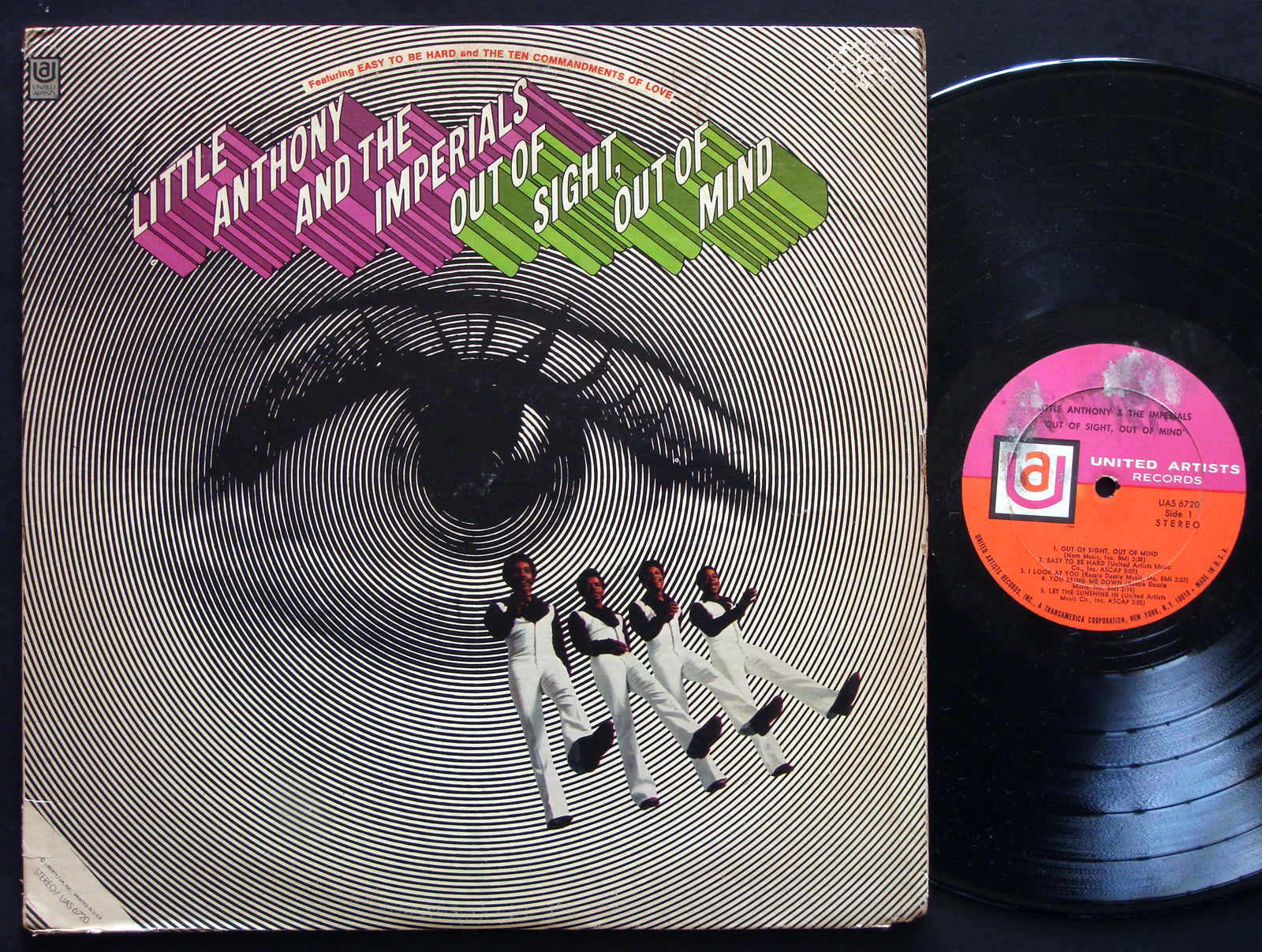 LITTLE ANTHONY And The Imperials Out Of Sight.. LP UNITED ARTISTS UAS 6720 SOUL