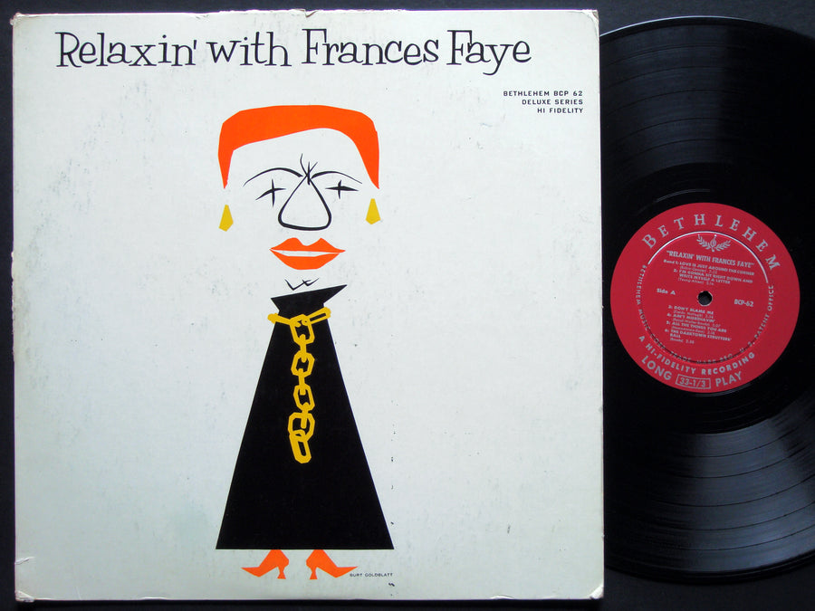 FRANCES FAYE Relaxin With..LP BETHLEHEM RECORDS BCP-62 Orig US 1957 DG MONO