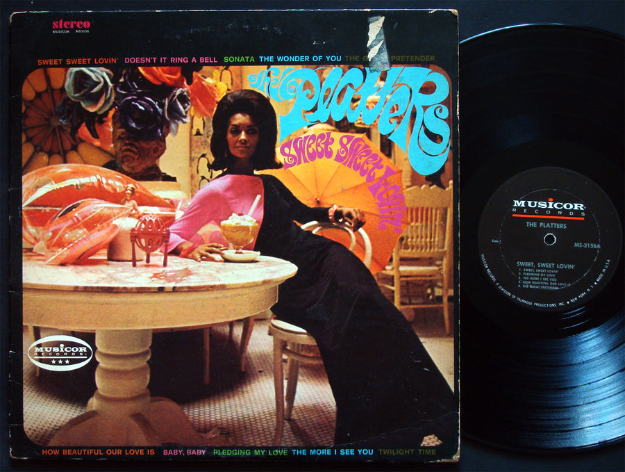 THE PLATTERS Sweet, Sweet Lovin' LP MUSICOR RECORDS MS 3156 US 1968 FUNK SOUL