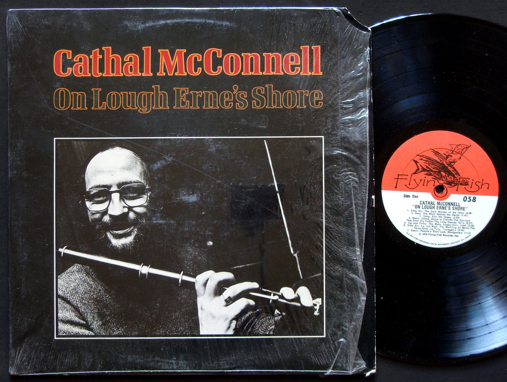 CATHAL MCCONNELL On Lough Erne's Shore LP FLYING FISH FF-058 US 1978 W/Photo