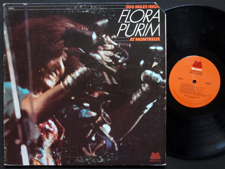 FLORA PURIM 500 Miles High LP MILESTONE RECORDS M-9070 US 1976 LATIN JAZZ FUSION