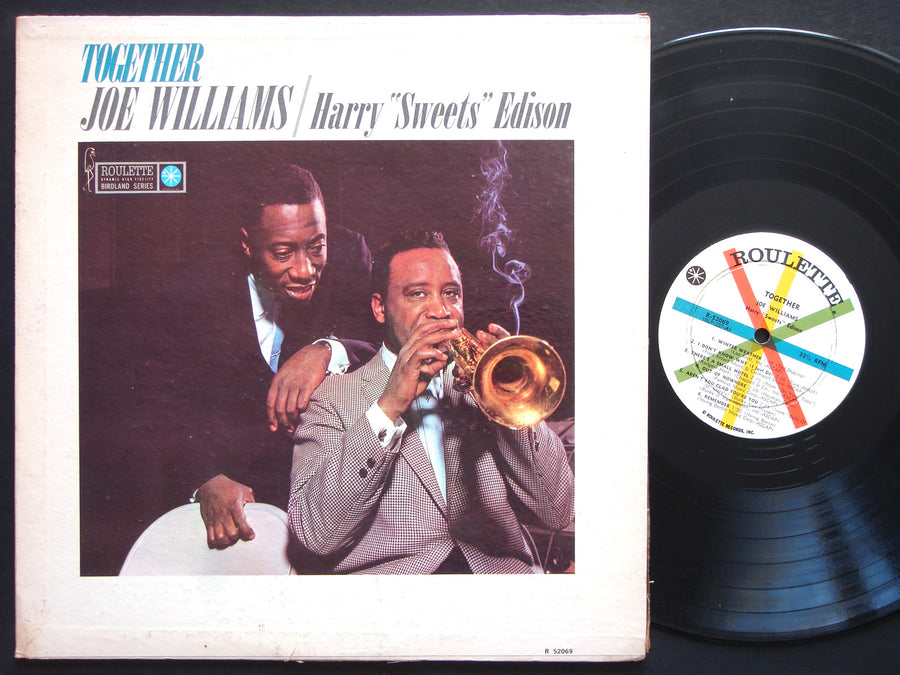 JOE WILLIAMS & HARRY SWEET EDISON Together LP ROULETTE R-52069 US 1961 DG MONO