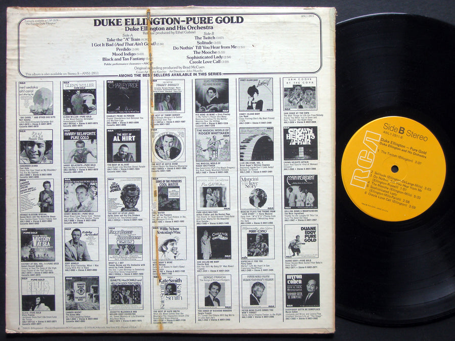 DUKE ELLINGTON And His Orchestra Pure Gold LP RCA ANL1-2811 US 1978 JAZZ