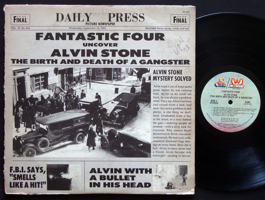 FANTASTIC FOUR Alvin Stone LP WESTBOUND RECORDS W-201 US 1975 SOUL FUNK