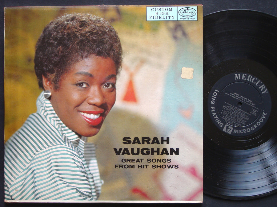 SARAH VAUGHAN Great Songs From Hit Shows 2 x LP MERCURY MGP-2-100 US '57 DG MONO