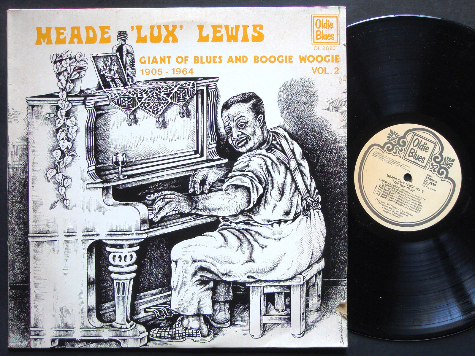 MEADE LUX LEWIS Giant Of Blues And Boogie Woogie Vol. 2 LP OLDIE BLUES OL 2820