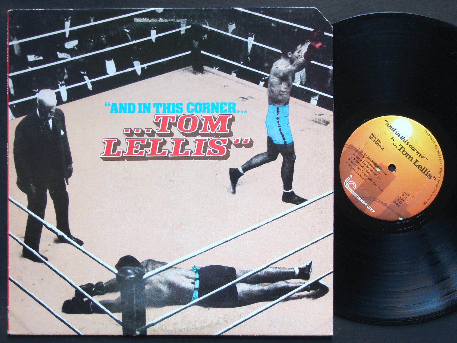 TOM LELLIS And In This Corner... LP INNER CITY IC 1090 US 1981 Jack DeJohnette