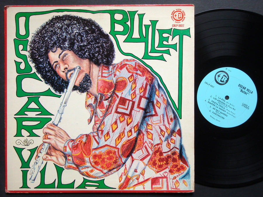 OSCAR VILLA Bullet LP DISCOS CR INC. CRLP-5027 Orig MEXICO 1974 LATIN