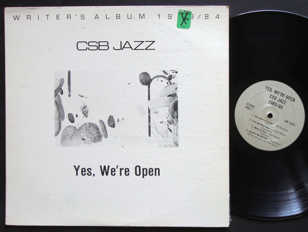 VARIOUS Yes, We're Open CSB Jazz 1983/1984 LP KM 12575 JAZZ