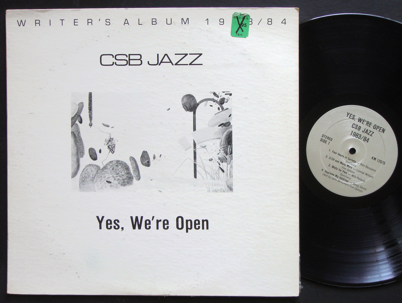 VARIOUS Yes, We're Open CSB Jazz 1983/1984 LP KM 12575 JAZZ
