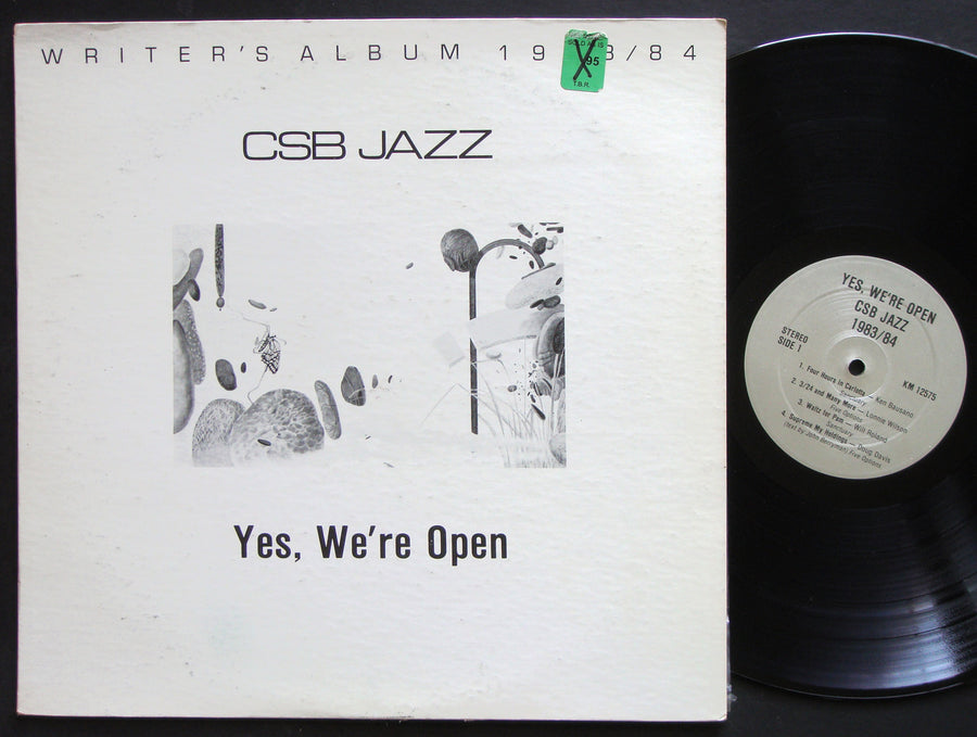 VARIOUS Yes, We're Open CSB Jazz 1983/1984 LP KM 12575 JAZZ
