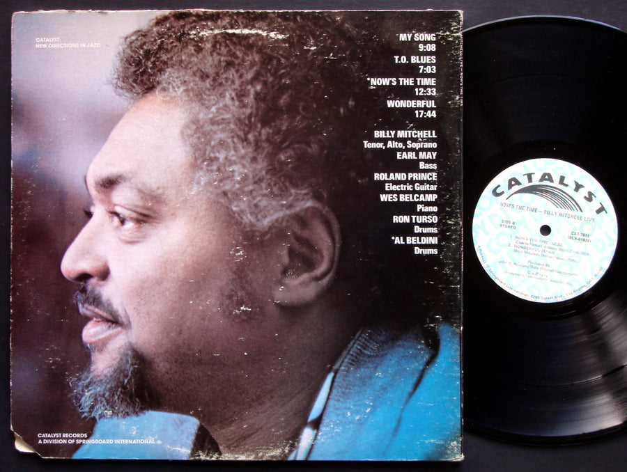 BILLY MITCHELL Now's The Time LP CATALYST RECORDS CAT-7611 US 1976  JAZZ PROMO