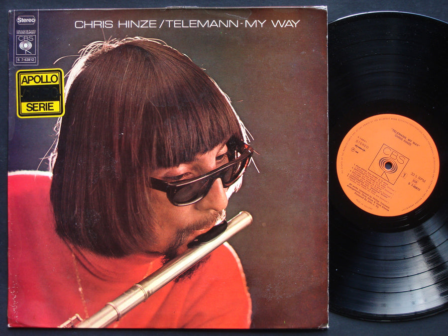 CHRIS HINZE Telemann - My Way LP CBS S 7-63812 NETHERLANDS 1969 JAZZ