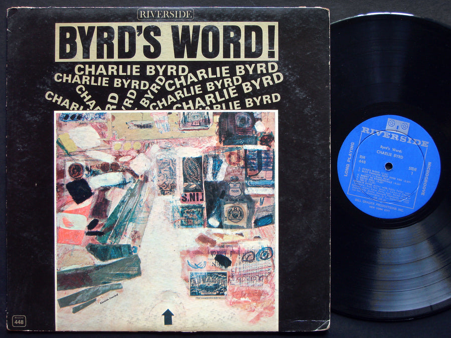 CHARLIE BYRD Byrd's Word LP RIVERSIDE RECORDS RM 448 Orig US 1963 JAZZ DG MONO