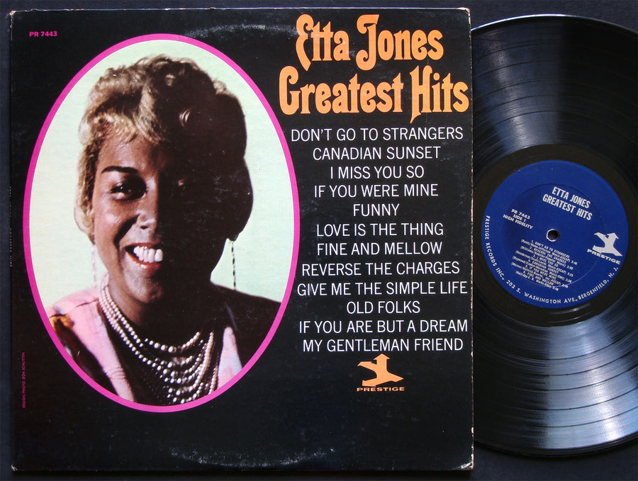 ETTA JONES Greatest Hits LP PRESTIGE PR 7443 US 1972 JAZZ RVG MONO