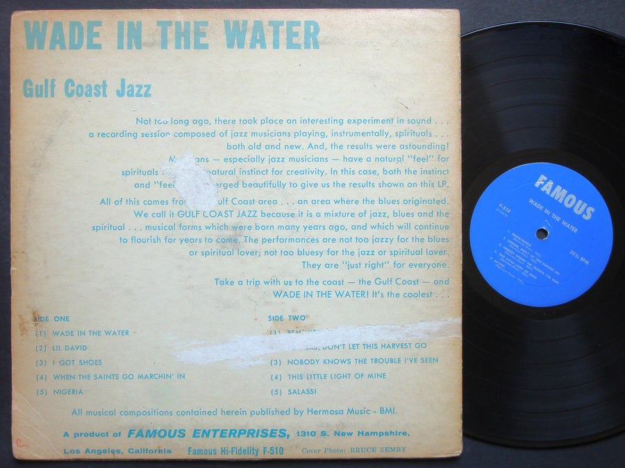 GULF COAST JAZZ Wade In The Water LP FAMOUS F-510 US 1962 DG MONO JAZZ
