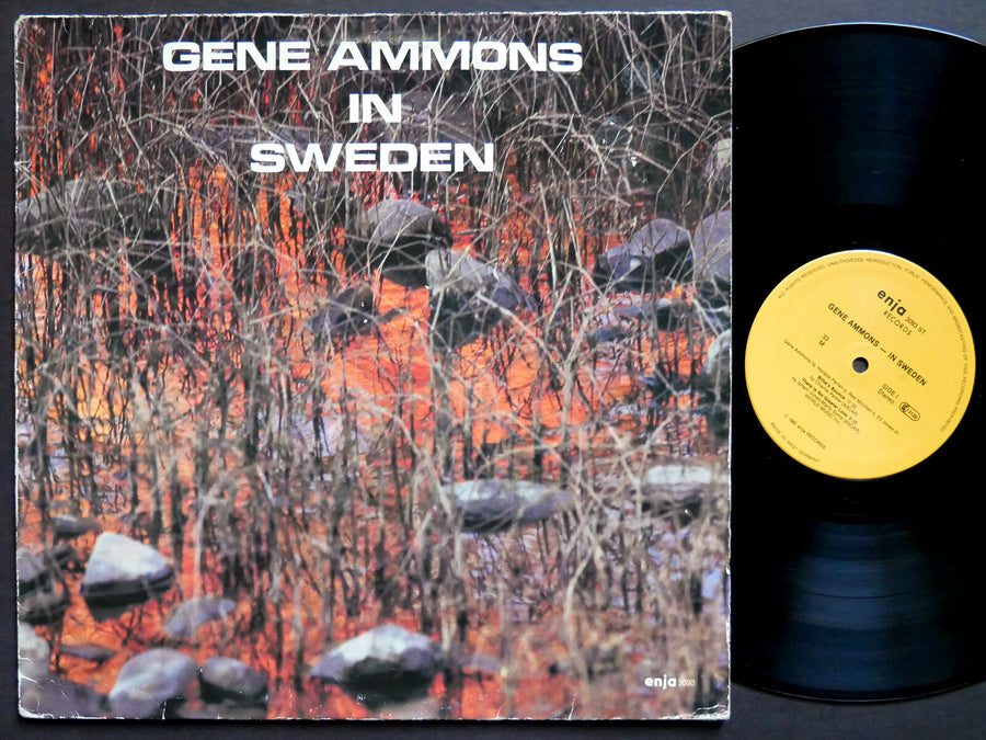 GENE AMMONS In Sweden LP ENJA 3093 GERMANY 1981 JAZZ Horace Parlan Red Mitchell