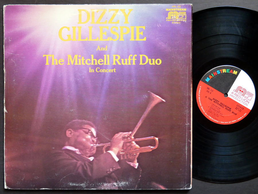DIZZY GILLESPIE MITCHELL-RUFF DUO In Concert LP MAINSTREAM MRL 325 US 1971 JAZZ