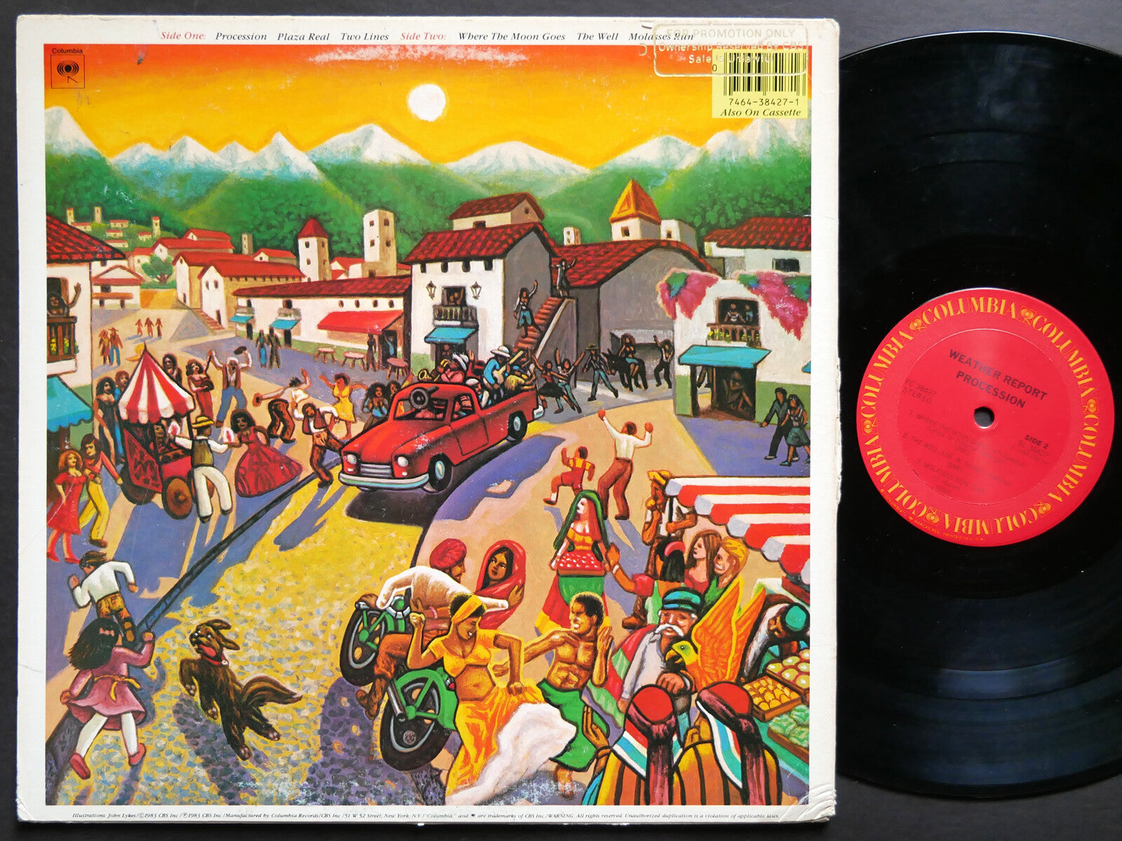 WEATHER REPORT Procession LP COLUMBIA FC 38427 US '83 Wayne Shorter PROMO PHOTOS