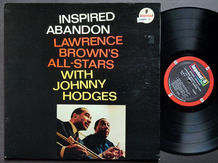 LAWRENCE BROWN All-Stars JOHNNY HODGES Inspired Abandon LP IMPULSE! AS-89 RVG NM