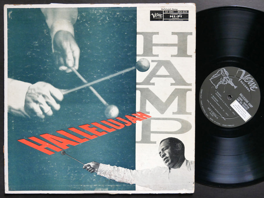 LIONEL HAMPTON Hallelujah Hamp LP VERVE MGV-8226 US 1958 DG MONO Oscar Peterson