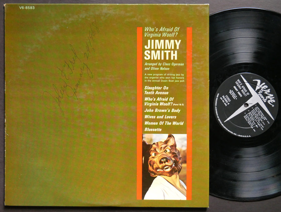 JIMMY SMITH Who's Afraid Of Virginia Woolf? LP VERVE RECORDS V6-8583 US 1964 DG