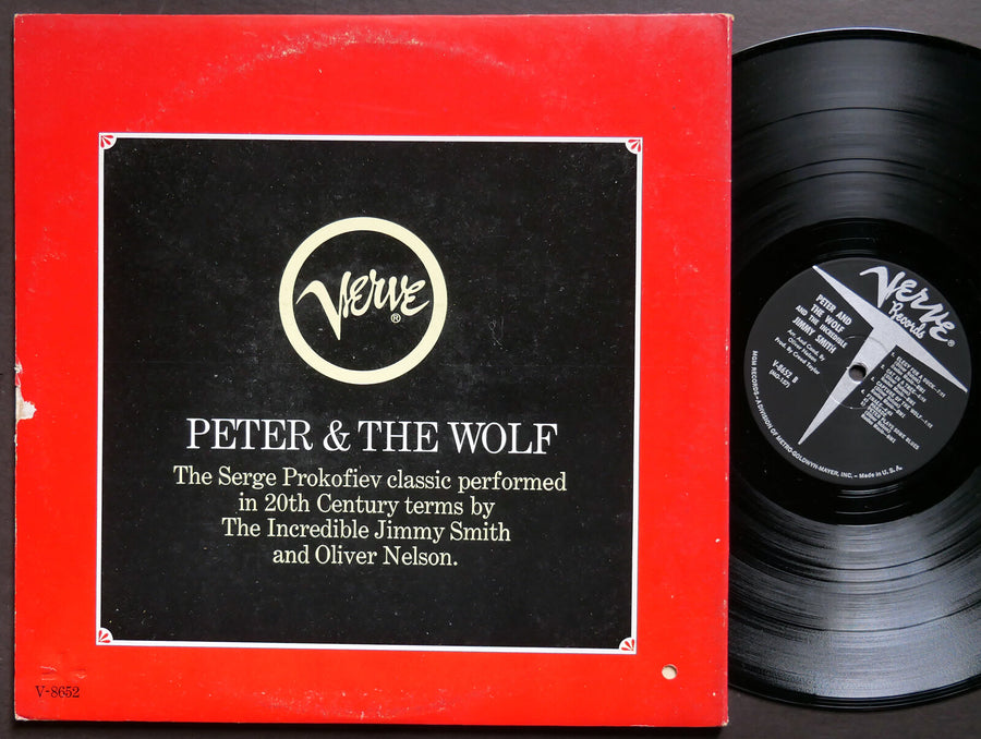 JIMMY SMITH Peter & The Wolf LP VERVE V-8652 US 1966 RVG MONO JAZZ Oliver Nelson
