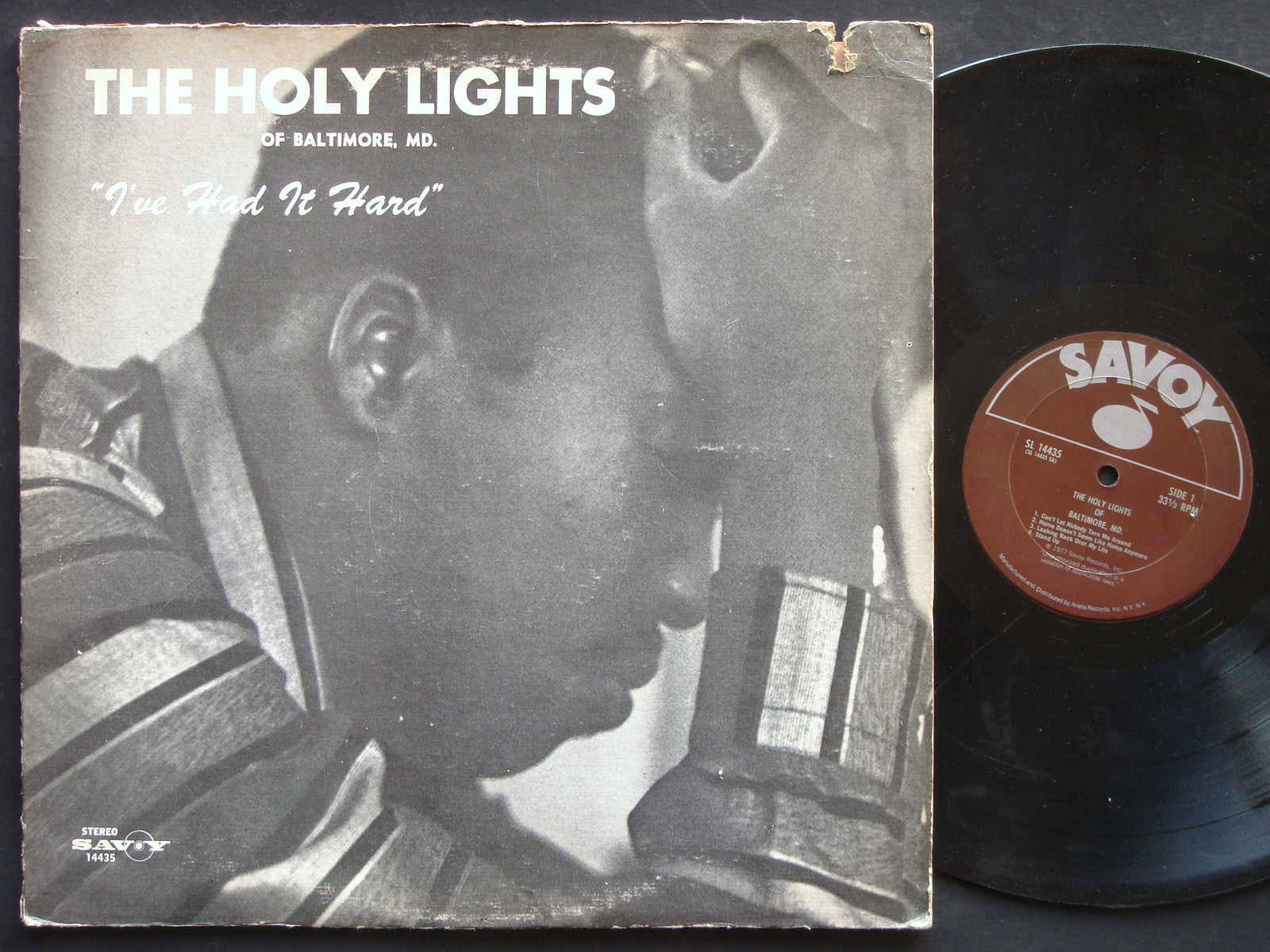 THE HOLY LIGHTS I've Had It Hard LP SAVOY RECORDS SL 14435 US 1977 Soul Gospel