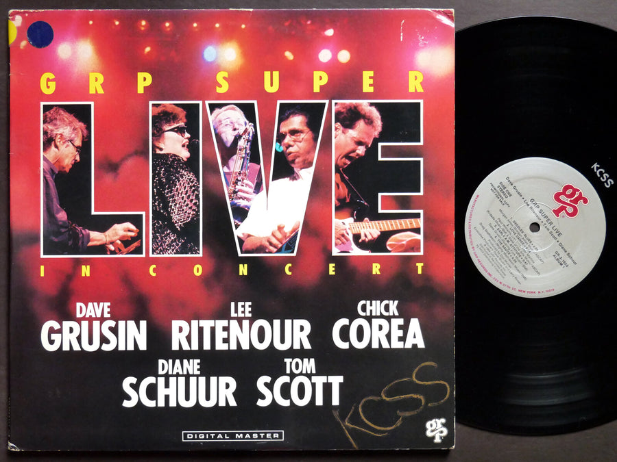 DAVE GRUSIN CHICK COREA GRP Super Live 2 x LP GRP GR-2-1650 US 1988 Jazz Funk
