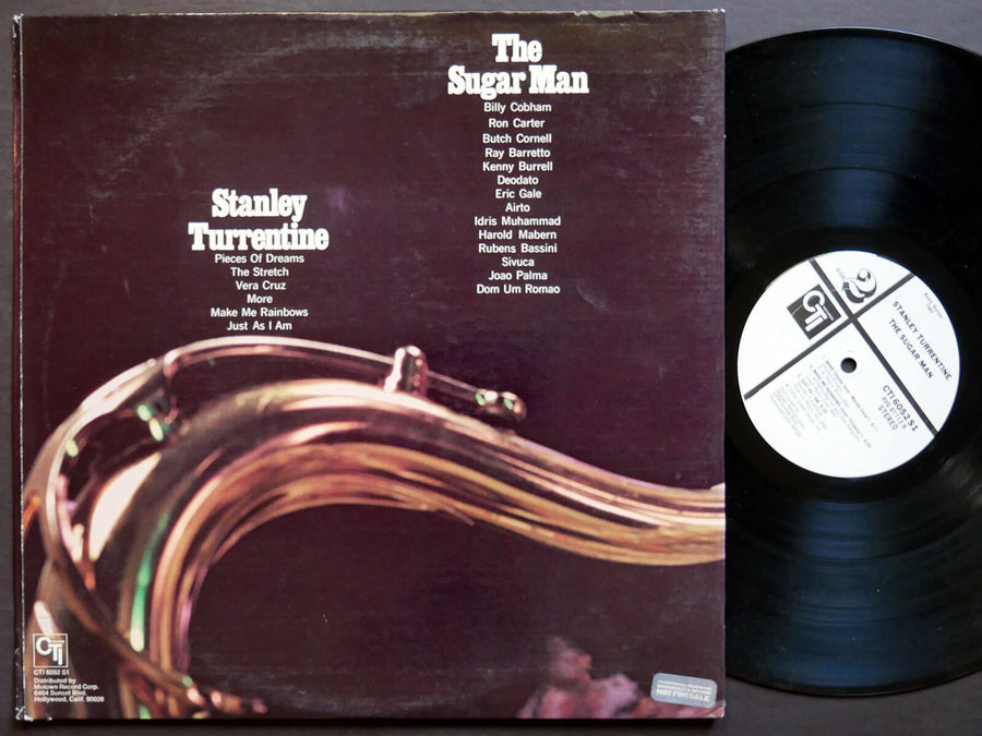 STANLEY TURRENTINE The Sugar Man LP　CTI 6052 S1 US 1975 RVG PROMO Curtis Fuller