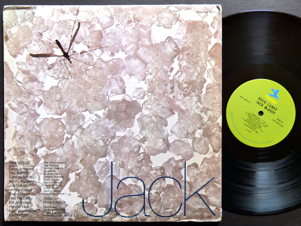 JACK MCDUFF Rock Candy 2 x LP PRESTIGE PRT 24013 US 1972 Jazz Funk Kenny Burrell