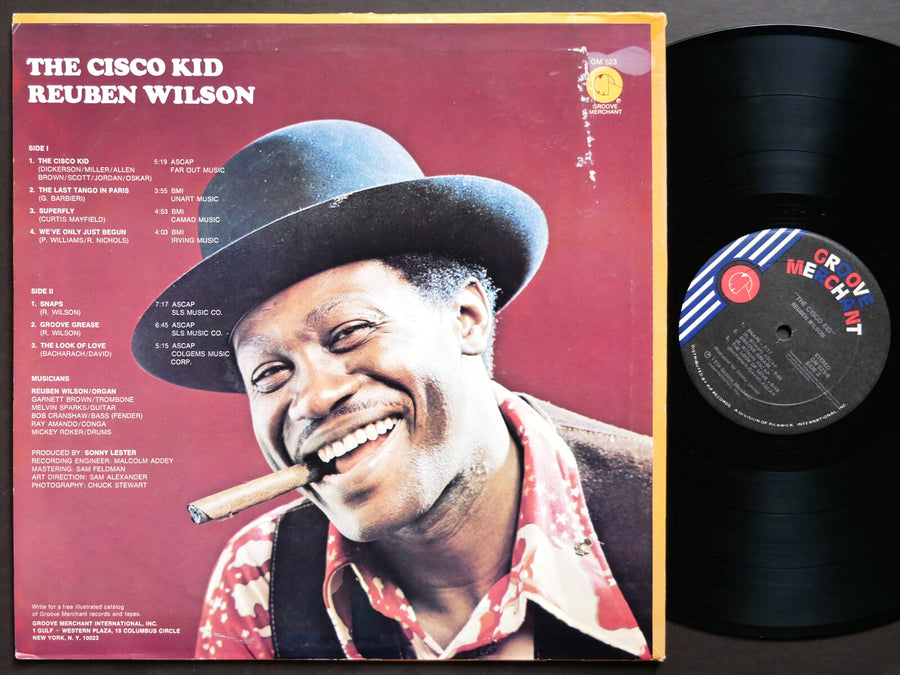 REUBEN WILSON The Cisco Kid LP GROOVE MERCHANT GM 523 US 1973 Melvin Sparks VG+