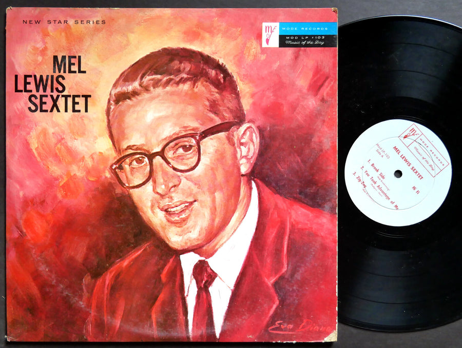 MEL LEWIS Sextet LP MODE RECORDS MOD LP #103 DG MONO Charlie Mariano Marty Paich