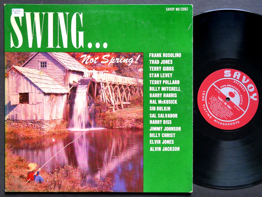 HAL MCKUSICK THAD JONES Swing Not Spring! LP SAVOY MG-12062 US 1956 RVG DG MONO