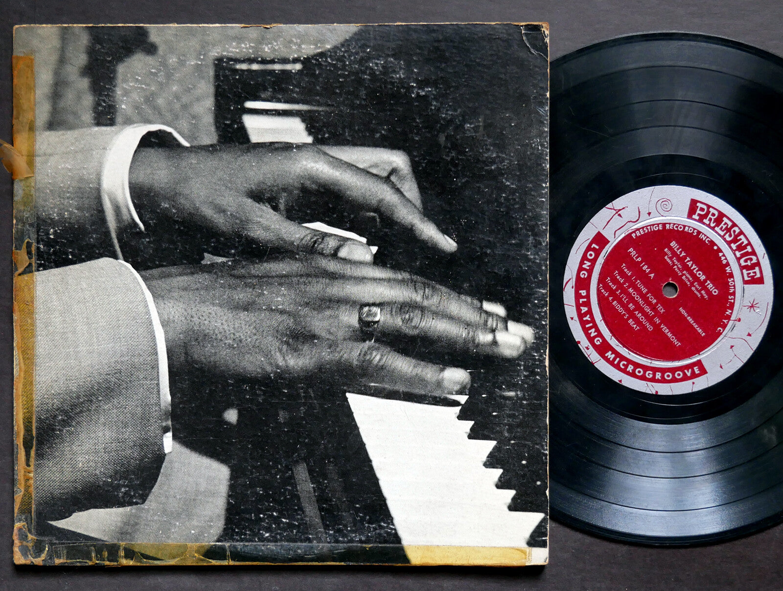 BILLY TAYLOR TRIO Plays For D.J's. 10" LP PRESTIGE PRLP 184 US 1954 RVG DG MONO