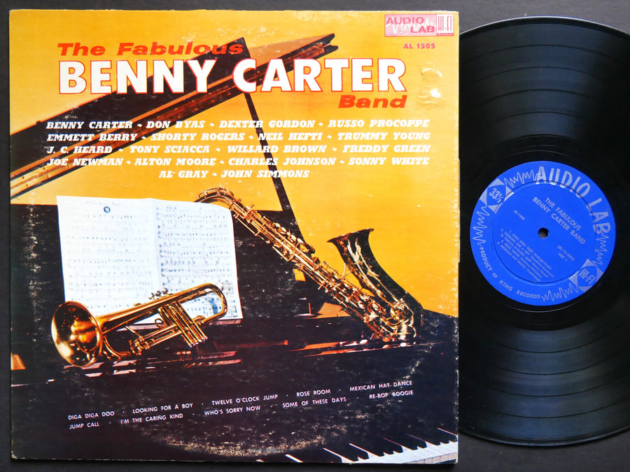 BENNY CARTER DEXTER GORDON The Fabulous LP AUDIO LAB AL-1505 US '58 JAZZ DG MONO