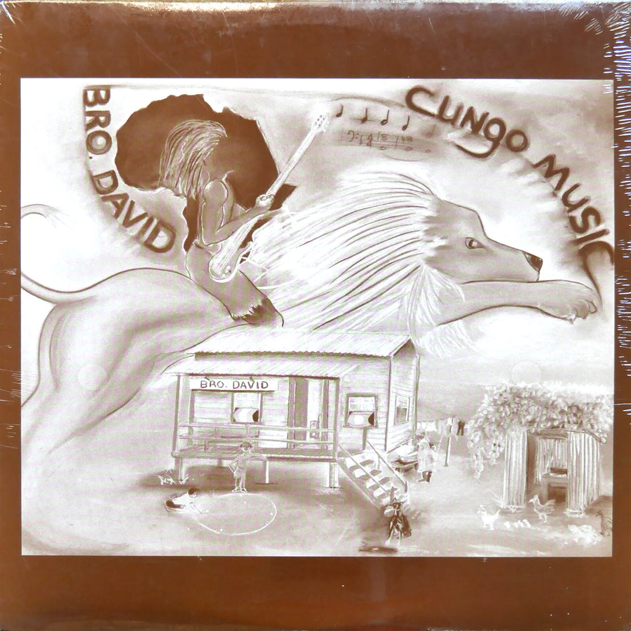 BRO. DAVID Cungo Musik LP CUNGA PRODUCTIONS BTAEP-4002 US 1987 Reggae OG SEALED