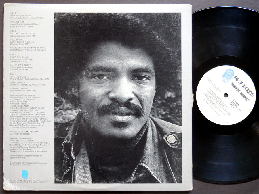 PHILLIP UPCHURCH Darkness, Darkness LP BLUE THUMB RECORDS BTS 6005 US 1972 JAZZ