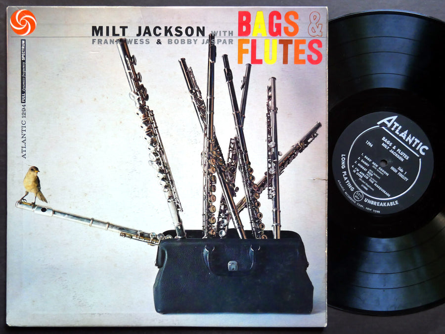 MILT JACKSON Bags & Flutes LP ATLANTIC 1294 US 1959 DG MONO JAZZ Tommy Flanagan