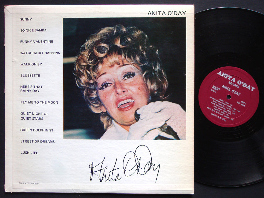 ANITA O'DAY Anita and Rhythm Section LP ANITA O'DAY RECORDS AOD1 US 1971 JAZZ