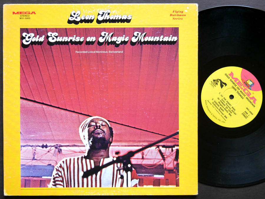 LEON THOMAS Gold Sunrise On Magic Mountain LP MEGA RECORDS M51-5003 JAZZ US 1971