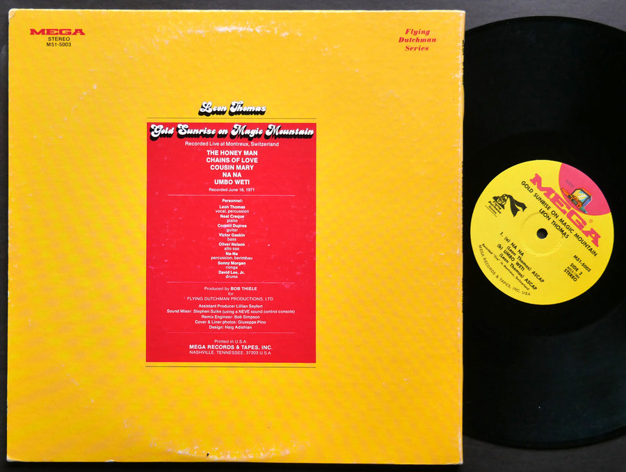 LEON THOMAS Gold Sunrise On Magic Mountain LP MEGA RECORDS M51-5003 JAZZ US 1971