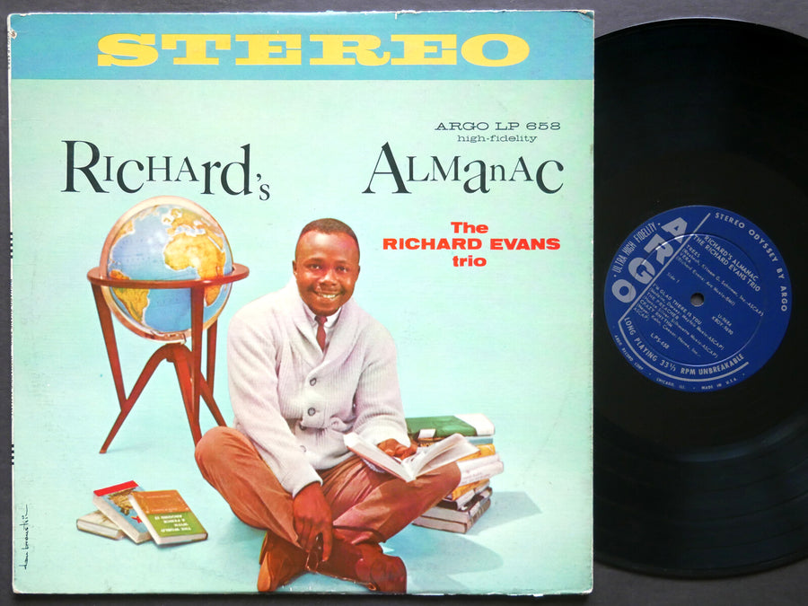 RICHARD EVANS TRIO Richard's Almanac LP ARGO LPS-658 US 1959 DG JAZZ Jack Wilson