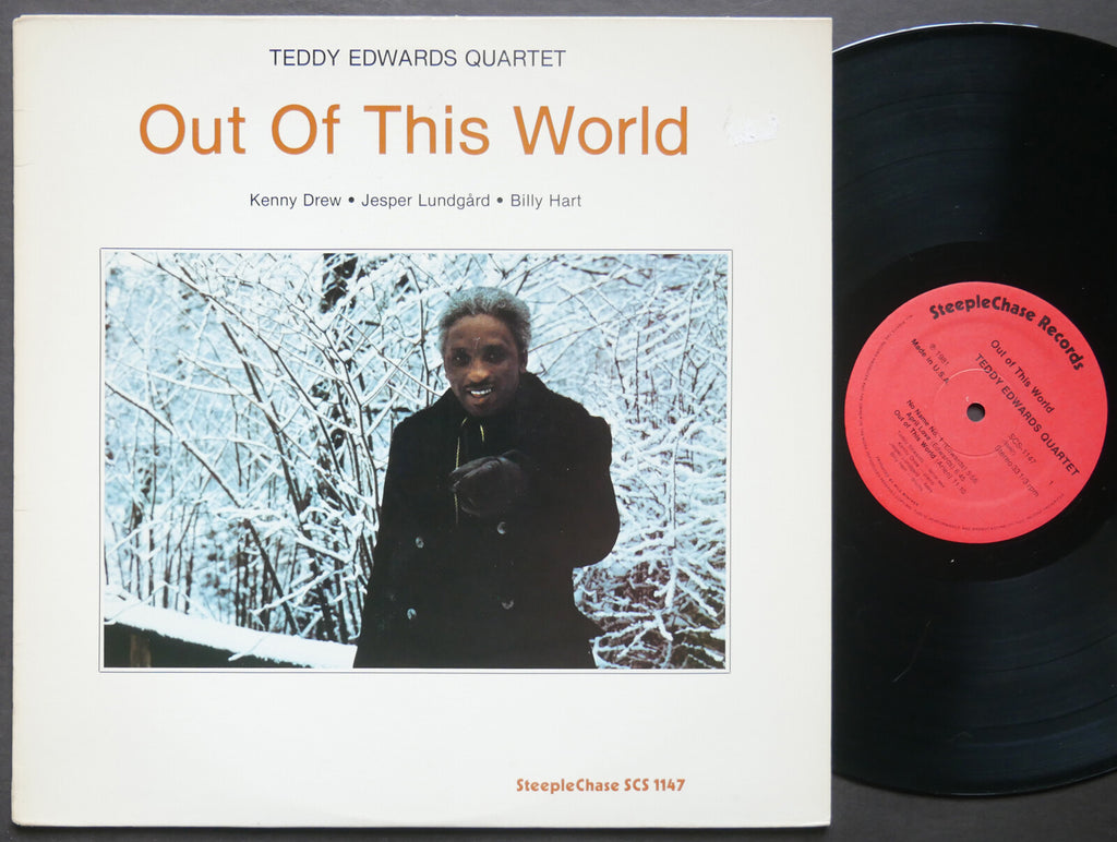 TEDDY EDWARDS Quartet Out Of This World LP STEEPLECHASE SCS 1147 JAZZ Kenny Drew