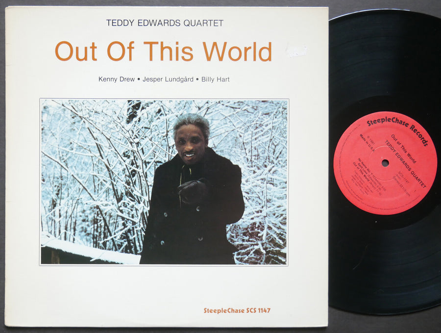 TEDDY EDWARDS Quartet Out Of This World LP STEEPLECHASE SCS 1147 JAZZ Kenny Drew