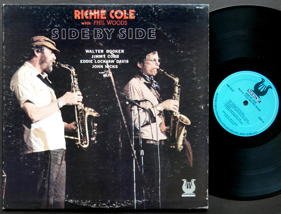 RICHIE COLE PHIL WOODS Side By Side LP MUSE RECORDIS MR 5237 US 1981 Jimmy Cobb