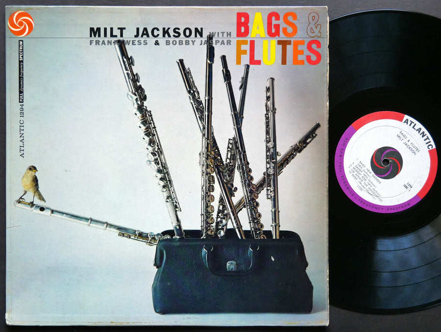 MILT JACKSON Bags & Flutes LP ATLANTIC 1294 DG MONO Tommy Flanagan Kenny Burrell