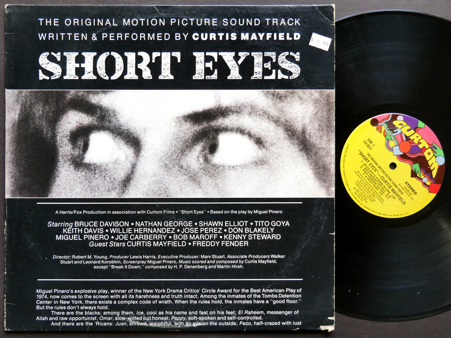 CURTIS MAYFIELD Short Eyes LP CURTOM CU 5017 US 1977 Soul Funk