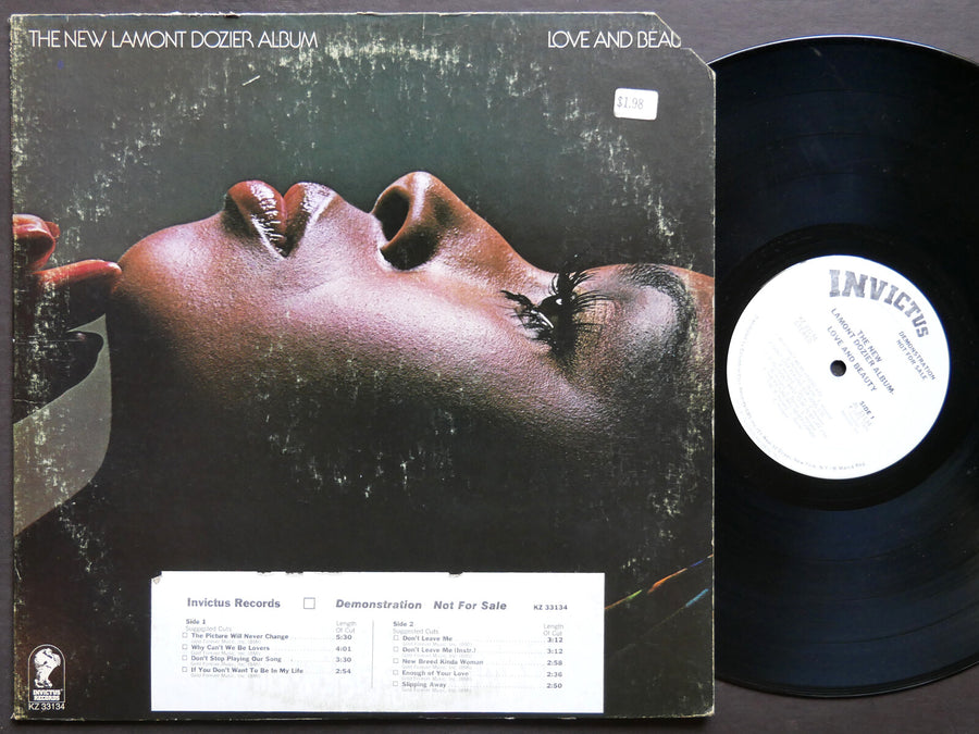 LAMONT DOZIER The New Album (Love And Beauty) LP INVICTUS KZ 33134 US 1974 PROMO