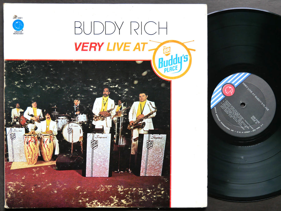 BUDDY RICH Very Live At Buddy's Place LP GROOVE MERCHANT GM 3301 Kenny Barron